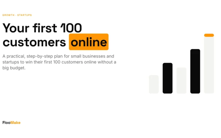 First 100 customers: Your first 100 customers online