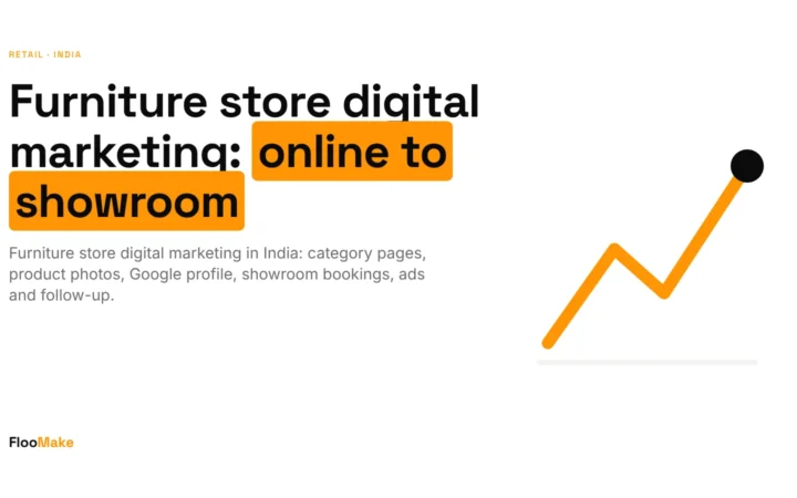Furniture store digital marketing: Furniture store digital marketing: online to showroom